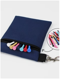 Golf Ball Storage Pouch with Carabiner – Organized, Portable & Durable