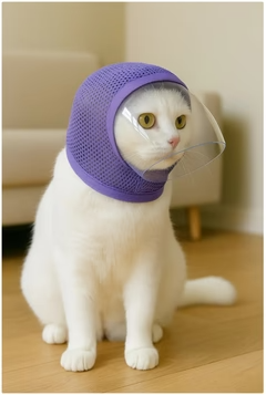 Cat Anti-Bite Transparent Mask – Safe, Comfortable & Stress-Free