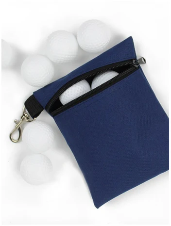 Golf Ball Storage Pouch with Carabiner – Organized, Portable & Durable