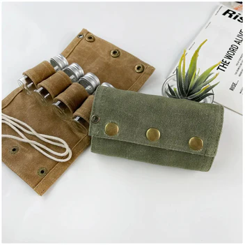 Portable Canvas Spice Bottle Set – Compact, Stylish & Travel-Friendly
