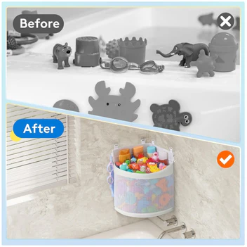 Mesh Baby Bath Toy Organizer – Fun, Tidy & Hygienic