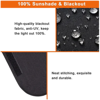 Car Window Sunshade Curtain – Full Sunblock & Privacy Protection
