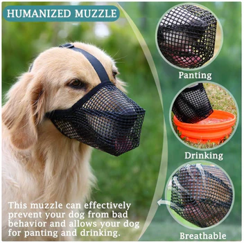 Breathable Mesh Dog Muzzle – Safety, Comfort & Control