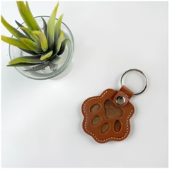 Pet Fur Keepsake Paw-Shaped Keychain – Cherish Your Pet Forever