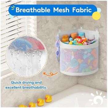 Mesh Baby Bath Toy Organizer – Fun, Tidy & Hygienic