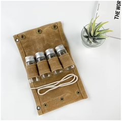 Portable Canvas Spice Bottle Set – Compact, Stylish & Travel-Friendly