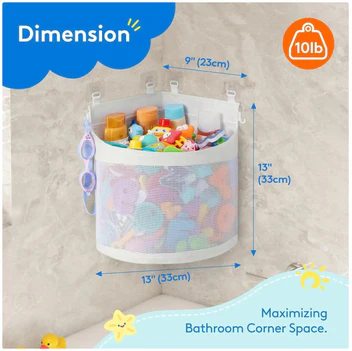 Mesh Baby Bath Toy Organizer – Fun, Tidy & Hygienic