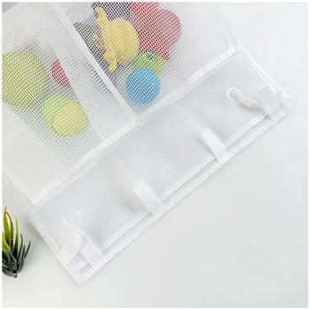Double-Layer Mesh Hanging Organizer Bag – Practical, Versatile & Space-Saving